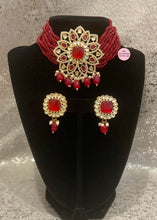 Load image into Gallery viewer, Hydrobeads Kundan Choker Sets - 2 colors