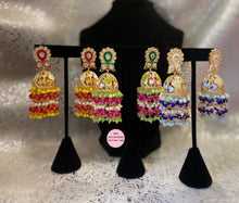 Load image into Gallery viewer, HQ Painted Beads Jhumkis - 2 Colors