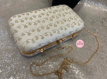 Load image into Gallery viewer, White Embroidery Clutch