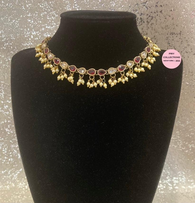 Polki Small Necklace - 4 colors